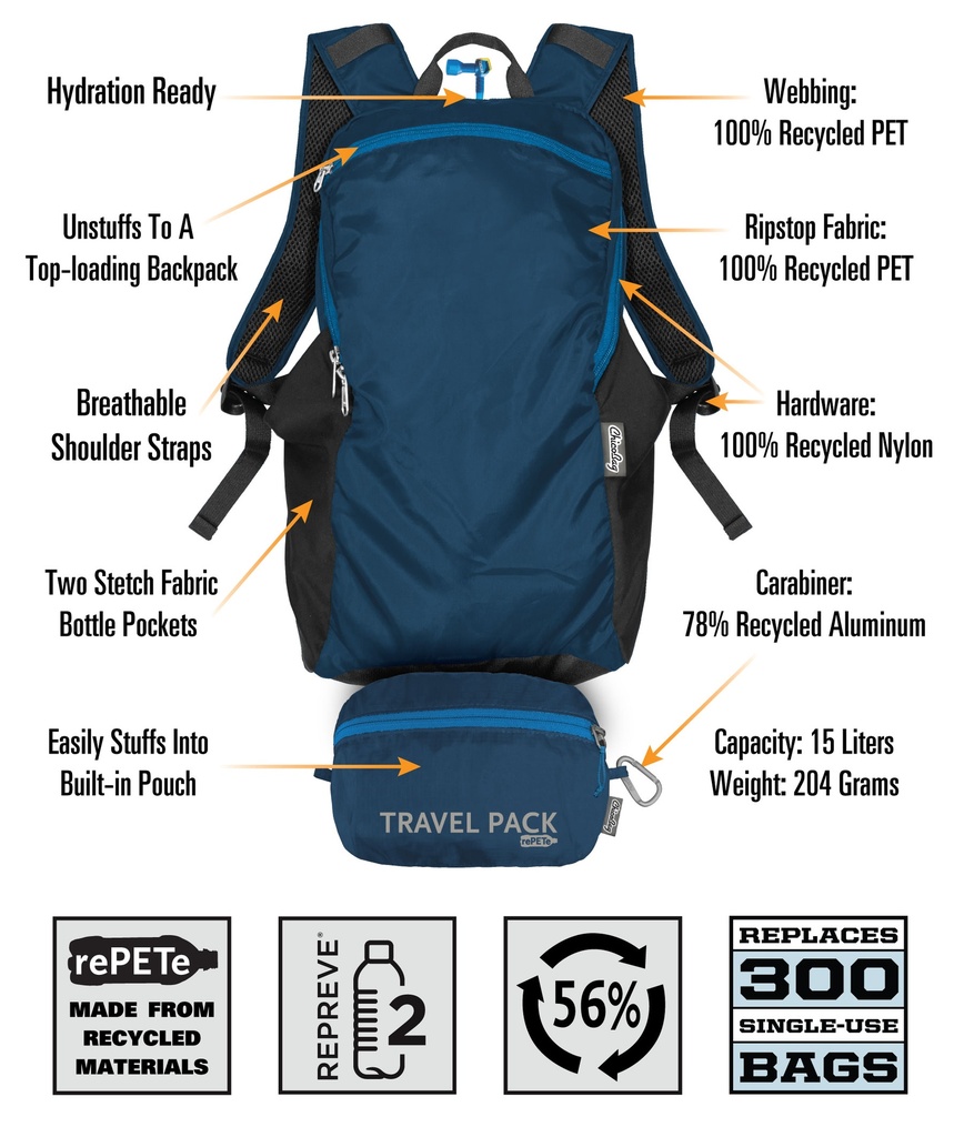 Backpack and 2024 travel pack